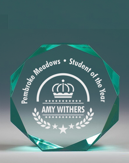 Beveled Acrylic Octagon