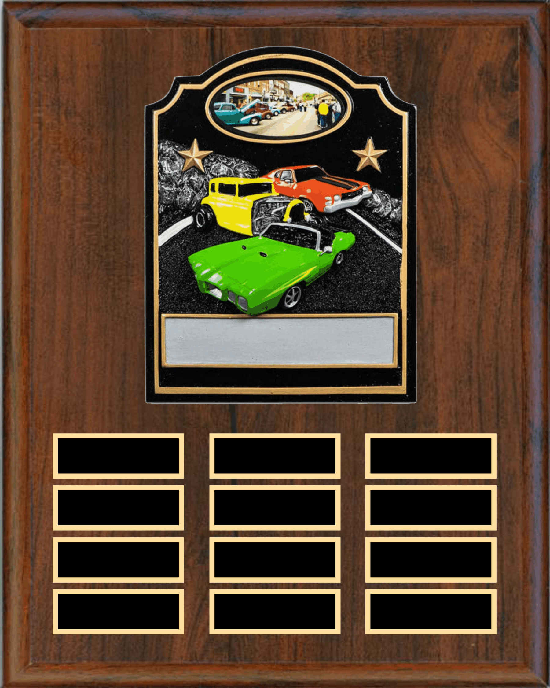 Perpetual Plaque with 12 Plates and RESIN