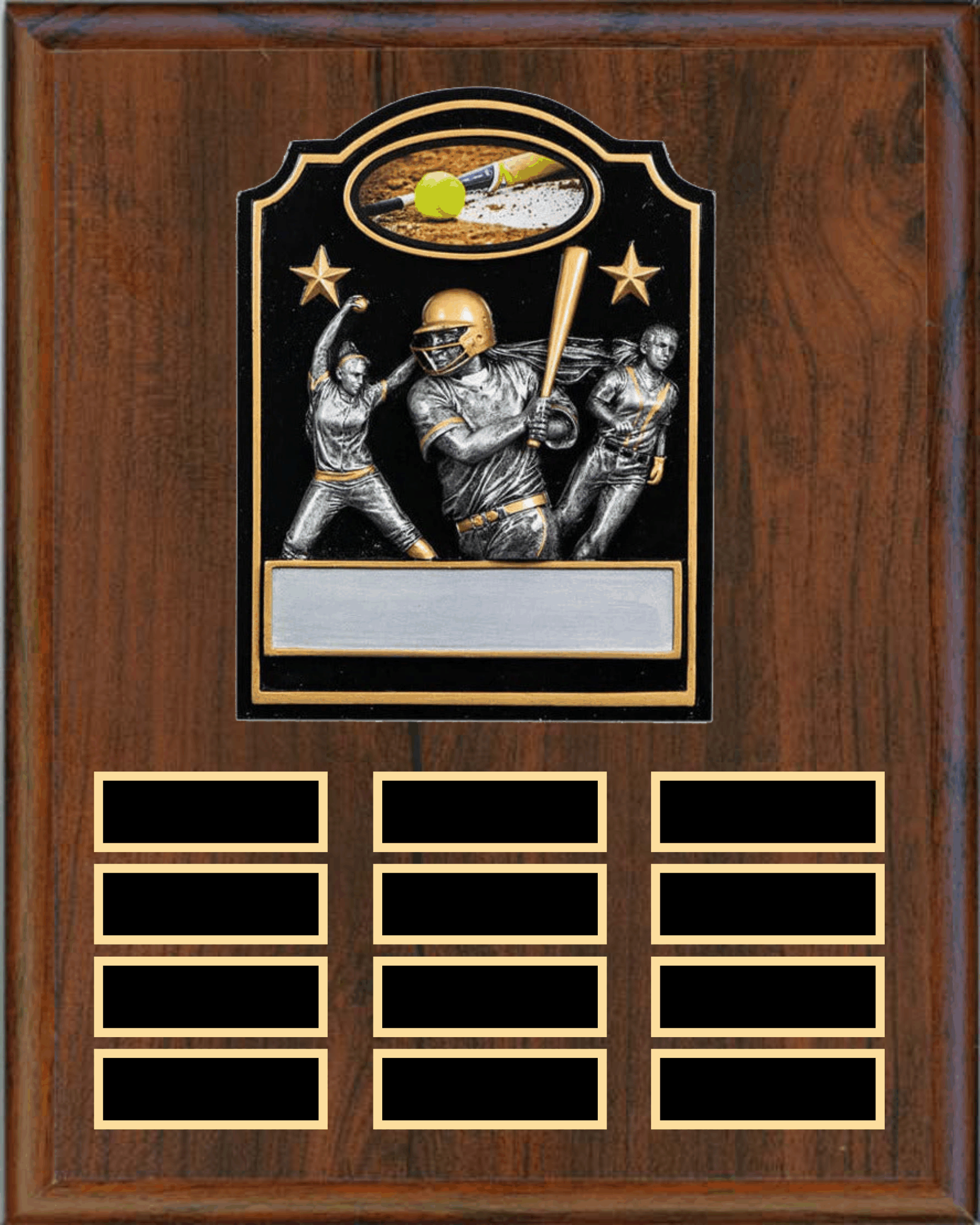 Perpetual Plaque with 12 Plates and RESIN