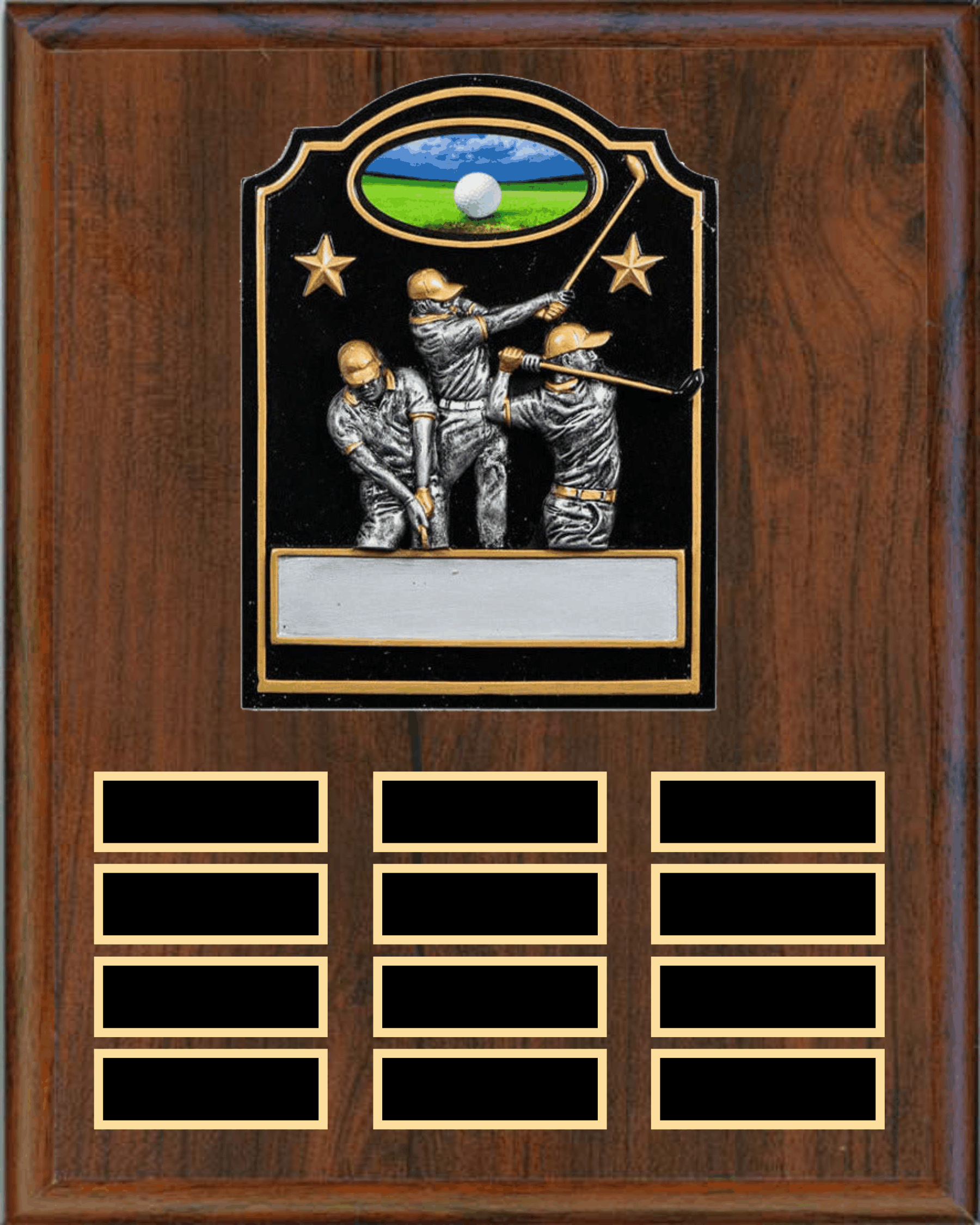 Perpetual Plaque with 12 Plates and RESIN