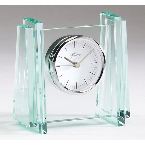 Glass With Embedded Clock
