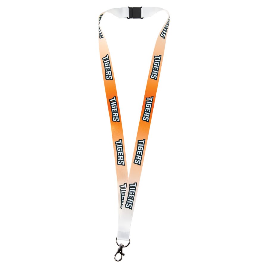 White Lanyard With Clip