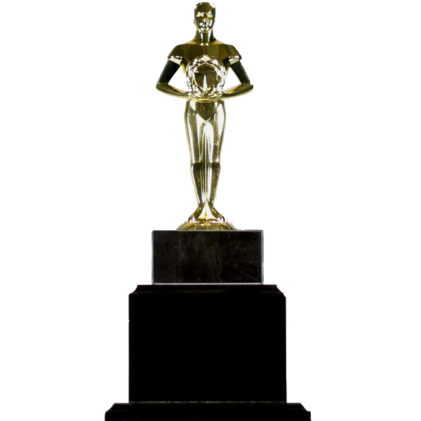 Achiever Trophy - Gold Figure On Marble Base