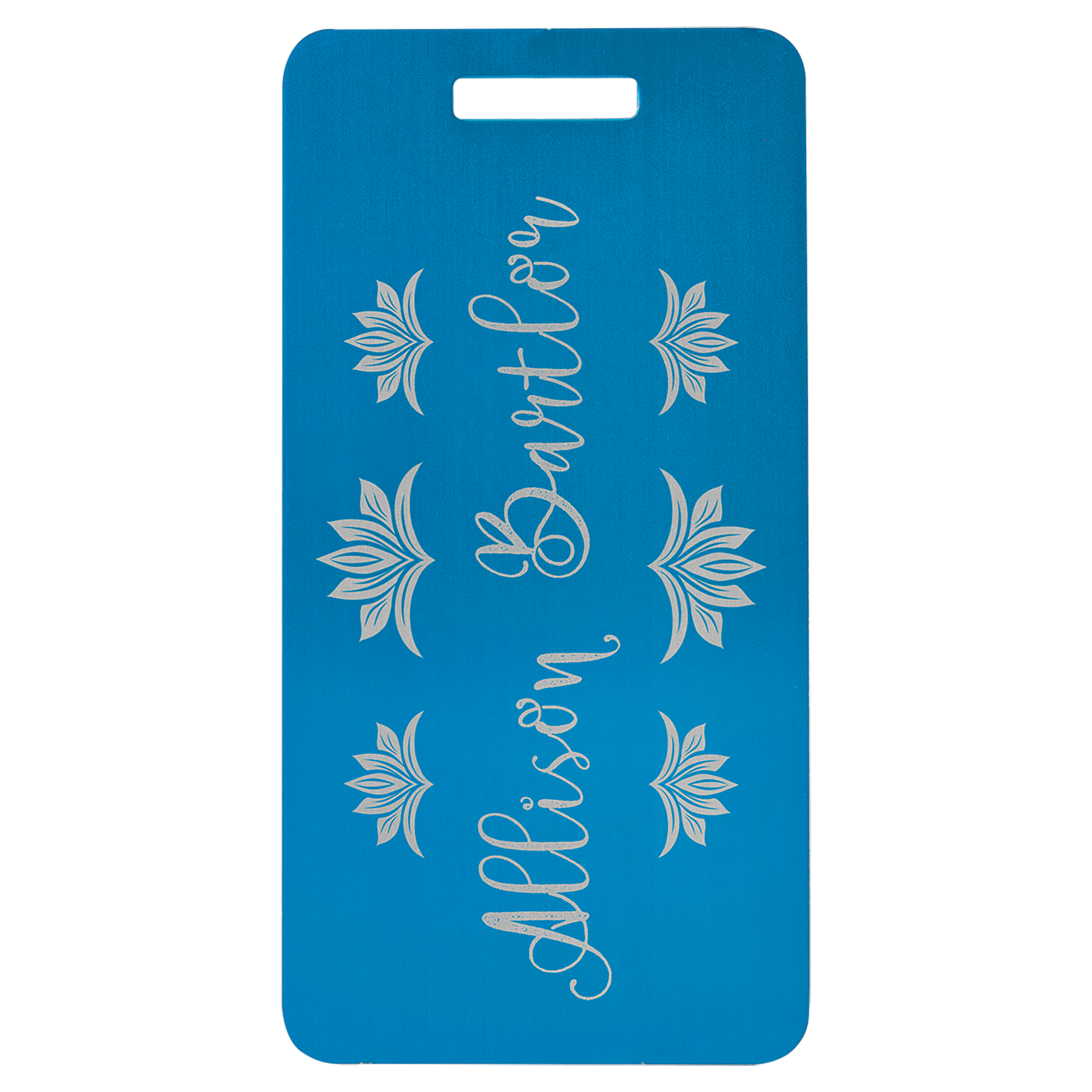 Anodized Aluminum Luggage Tag