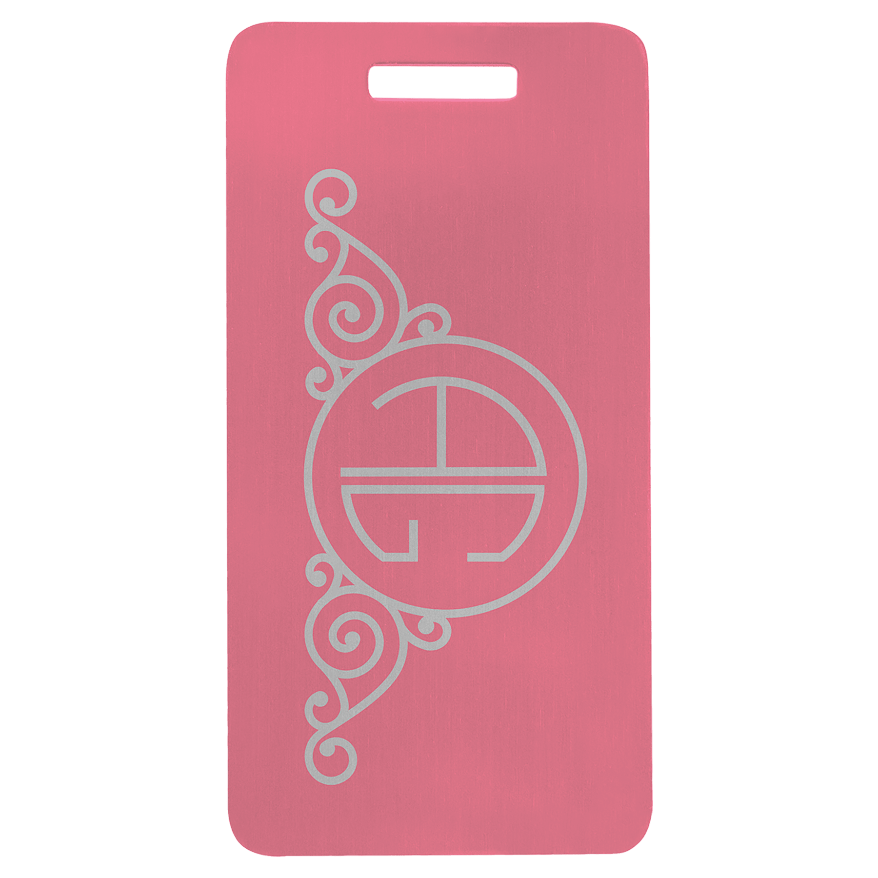 Anodized Aluminum Luggage Tag