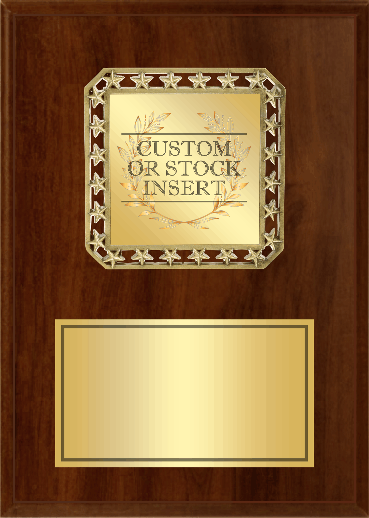 Square Star Medallion Plaque