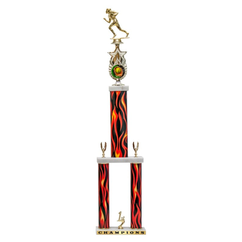 Exclusive Star Riser 2 Post Trophy With Column