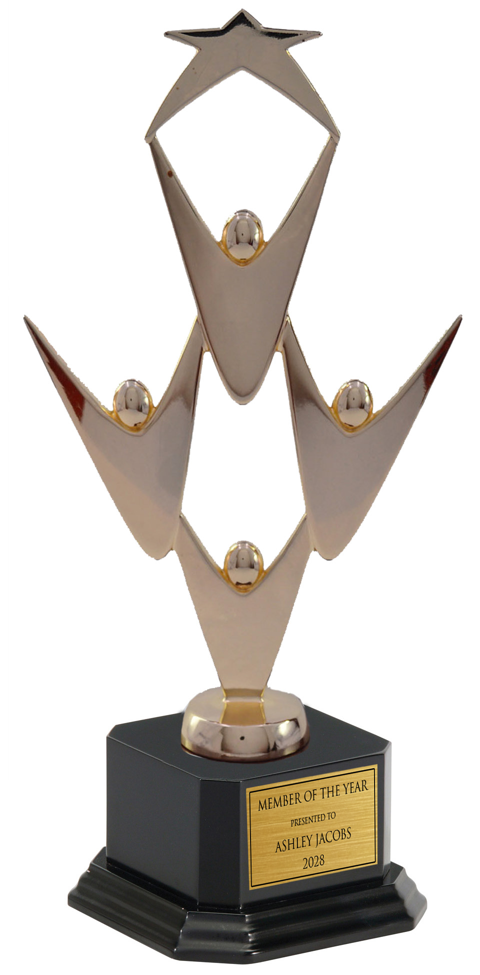 Teamwork Award With Star On Base