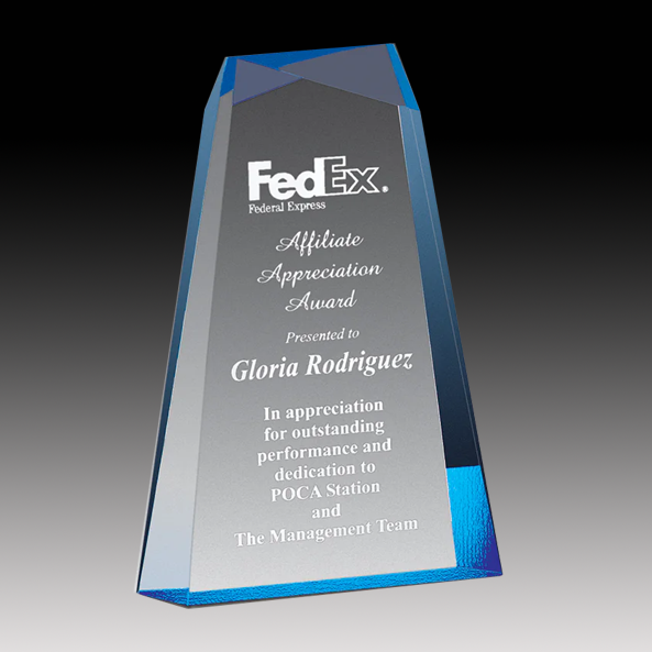 Faceted Wedge With Highlights