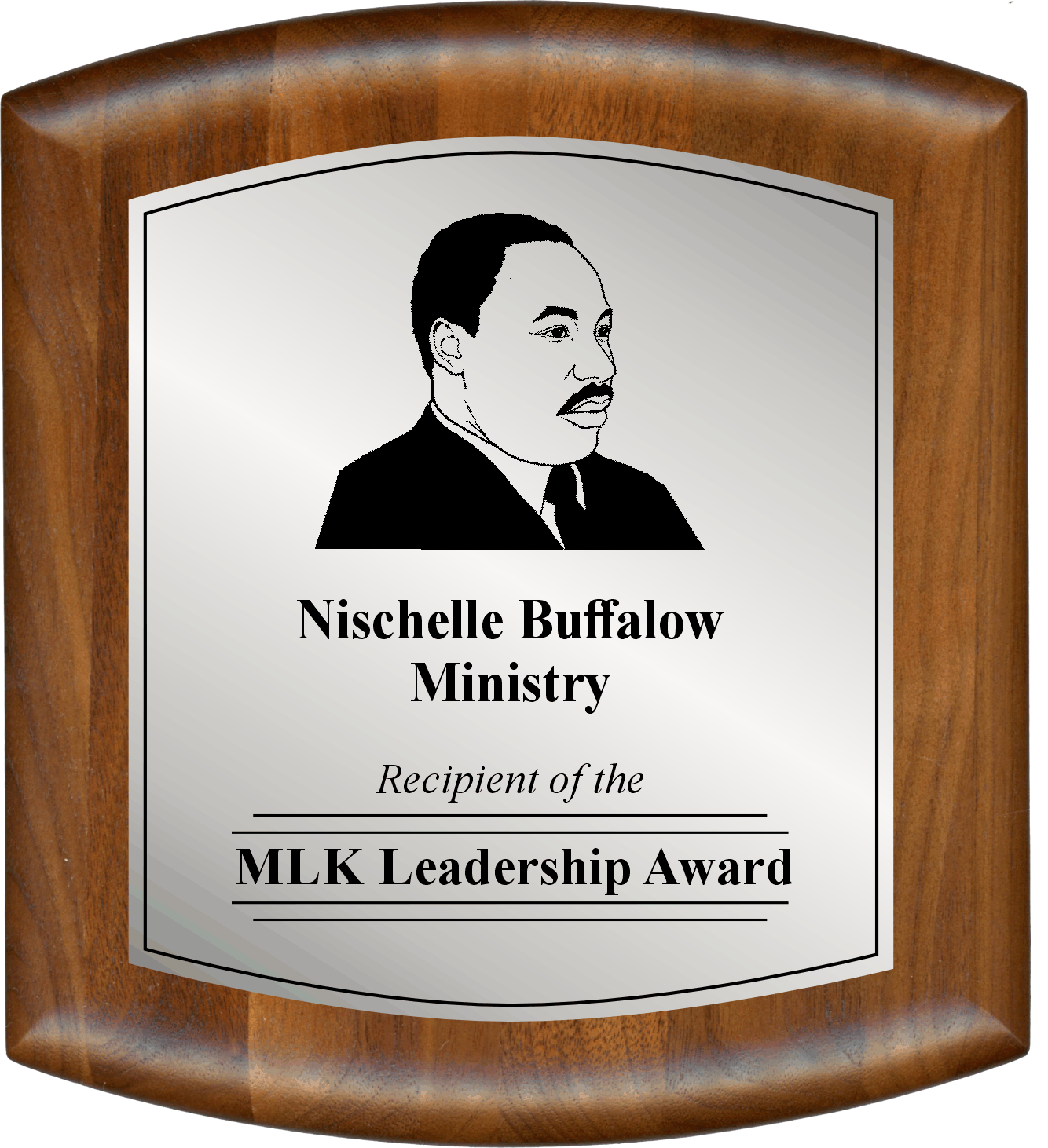 Elliptical Arch WITH GOLD, SILVER, BRONZE OR BLACK PLATE