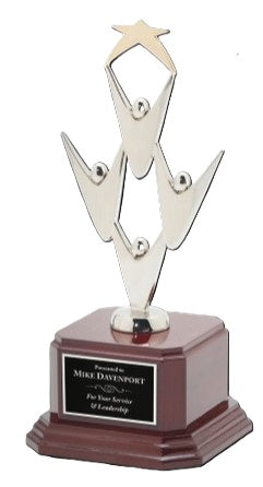 Teamwork Award With Star On Base