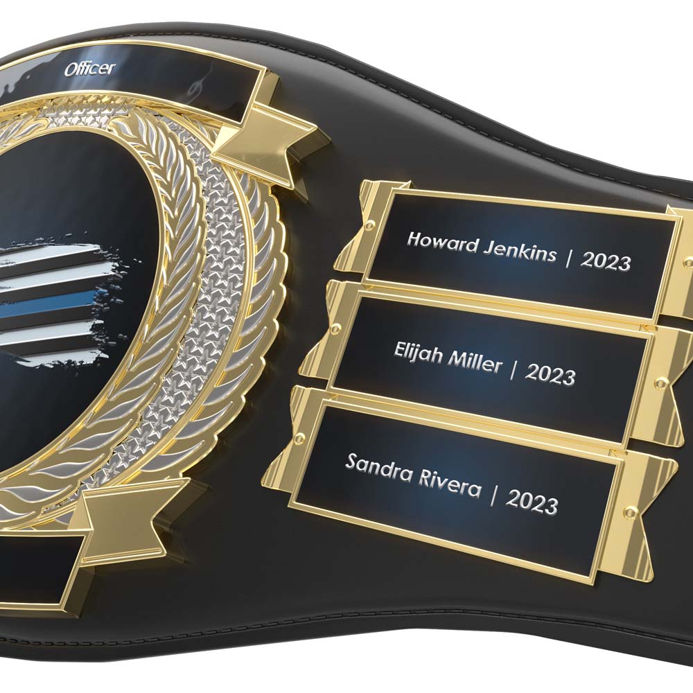 Championship Belt With Name Plates