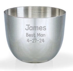 Pewter Jefferson Cup - Engraving is additional