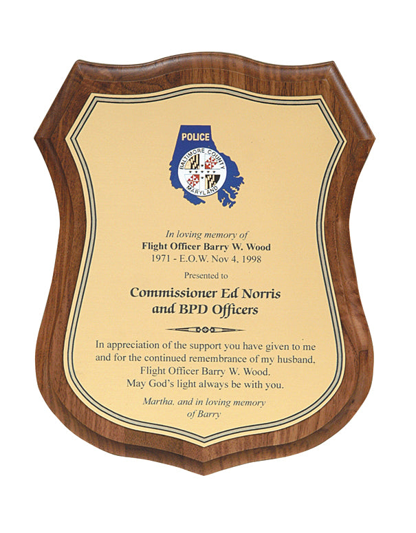 Badge Plaque