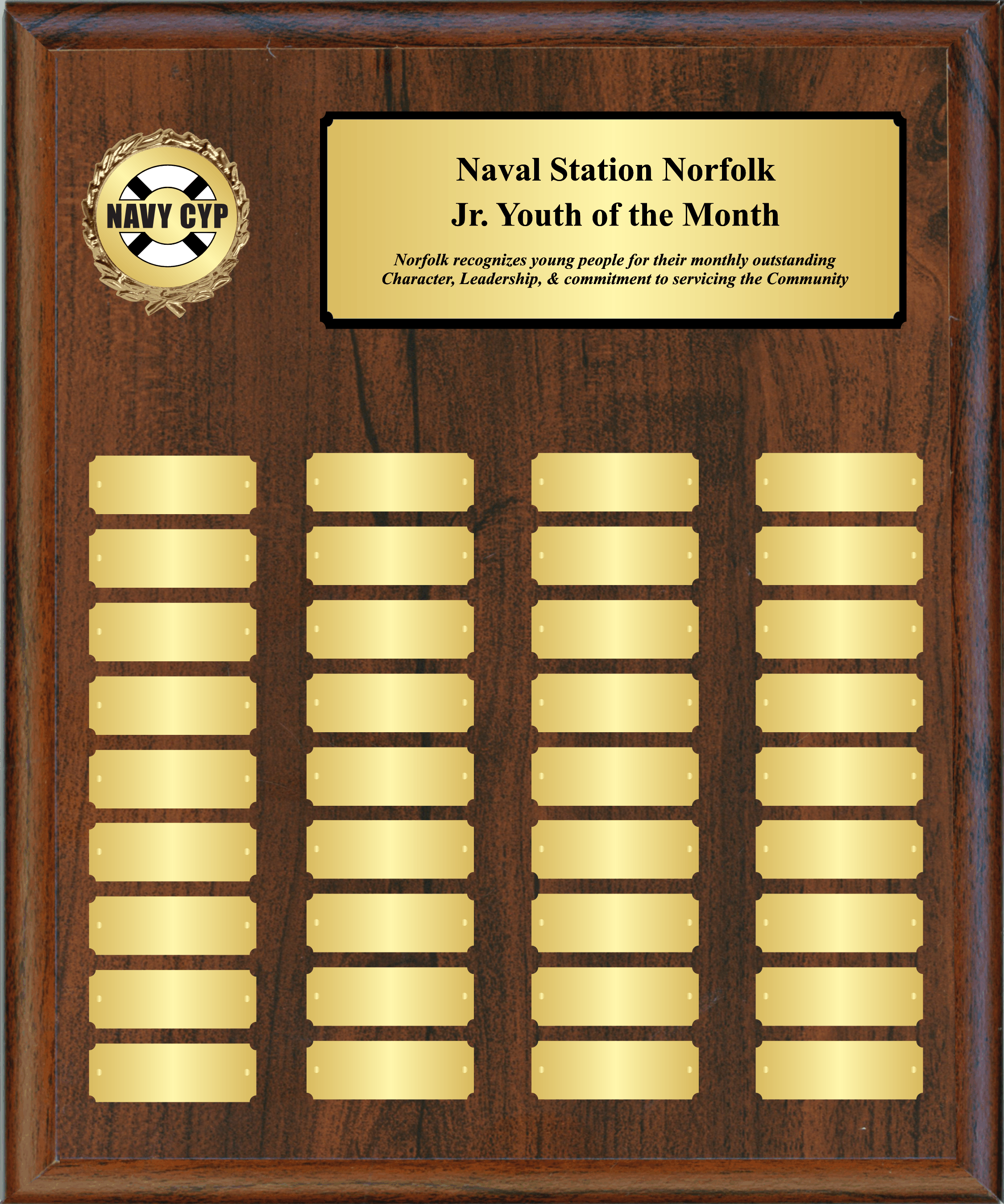 Perpetual Plaques