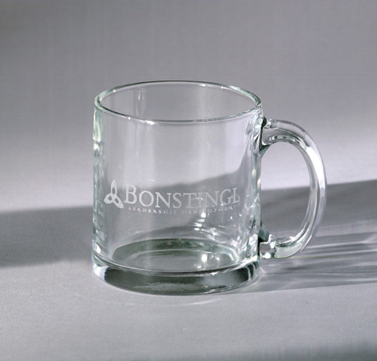 11 Oz Engraved Clear Glass Mug