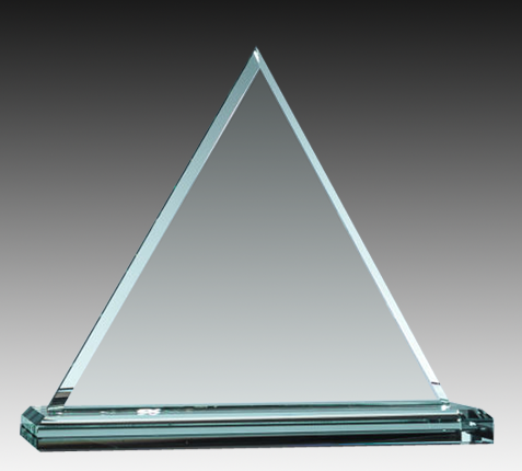 Triangle On Jade Base