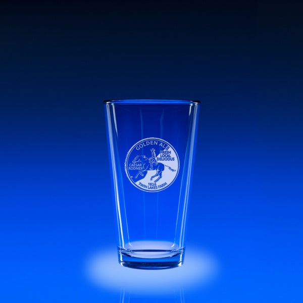 16oz MICRO BREW Etched - Set of 2