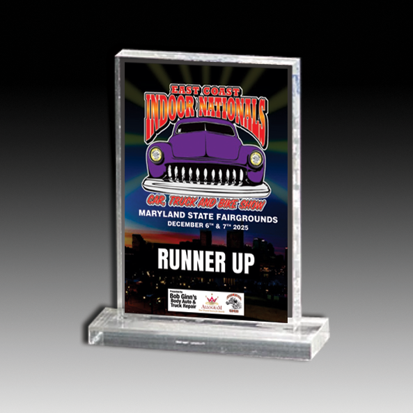 Acrylic Rectangle Award On Base