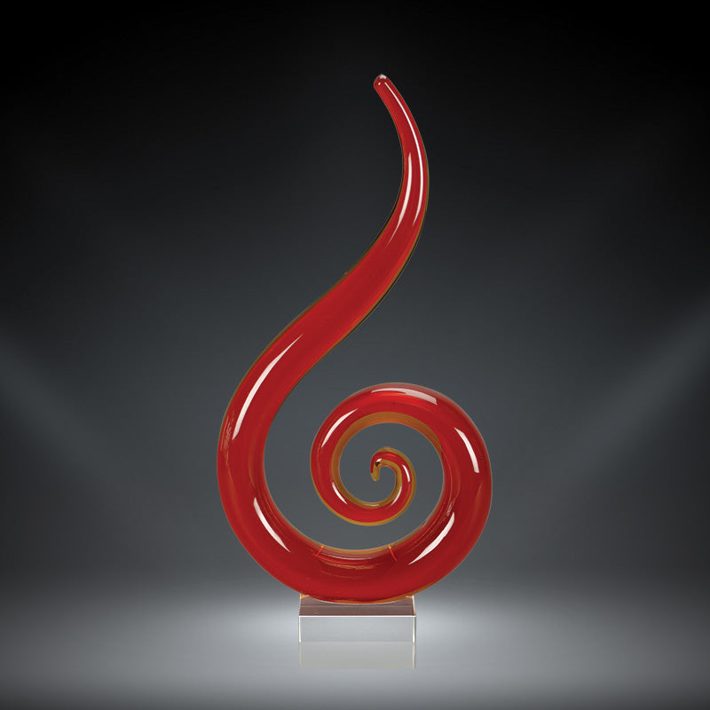 Red Fire Art Glass