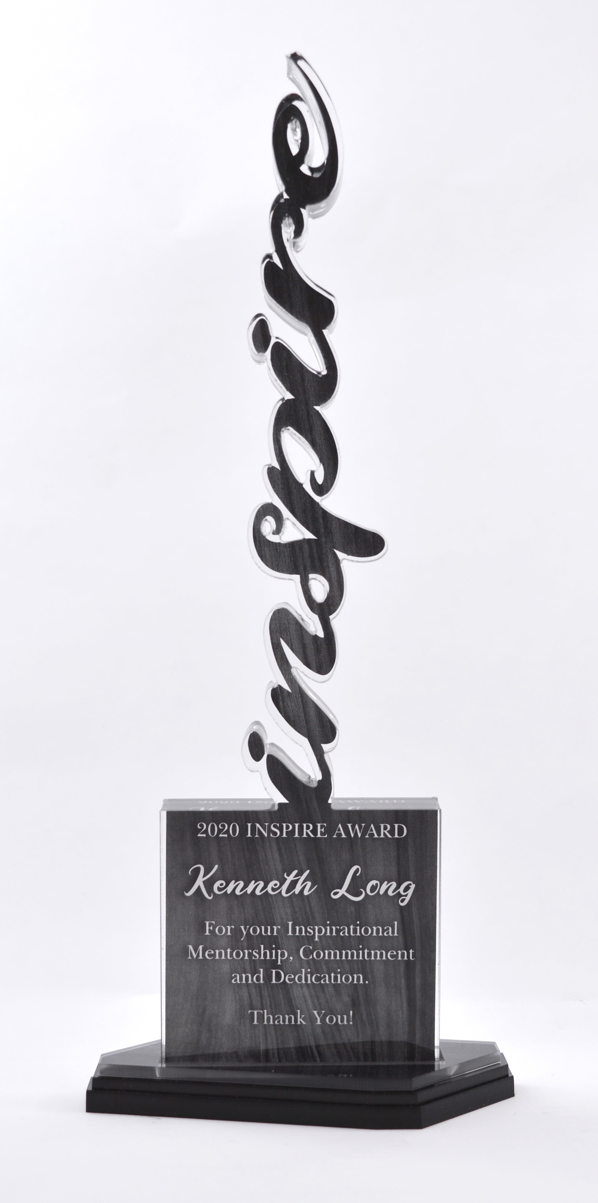 12" Vertical Word Full Uv Print