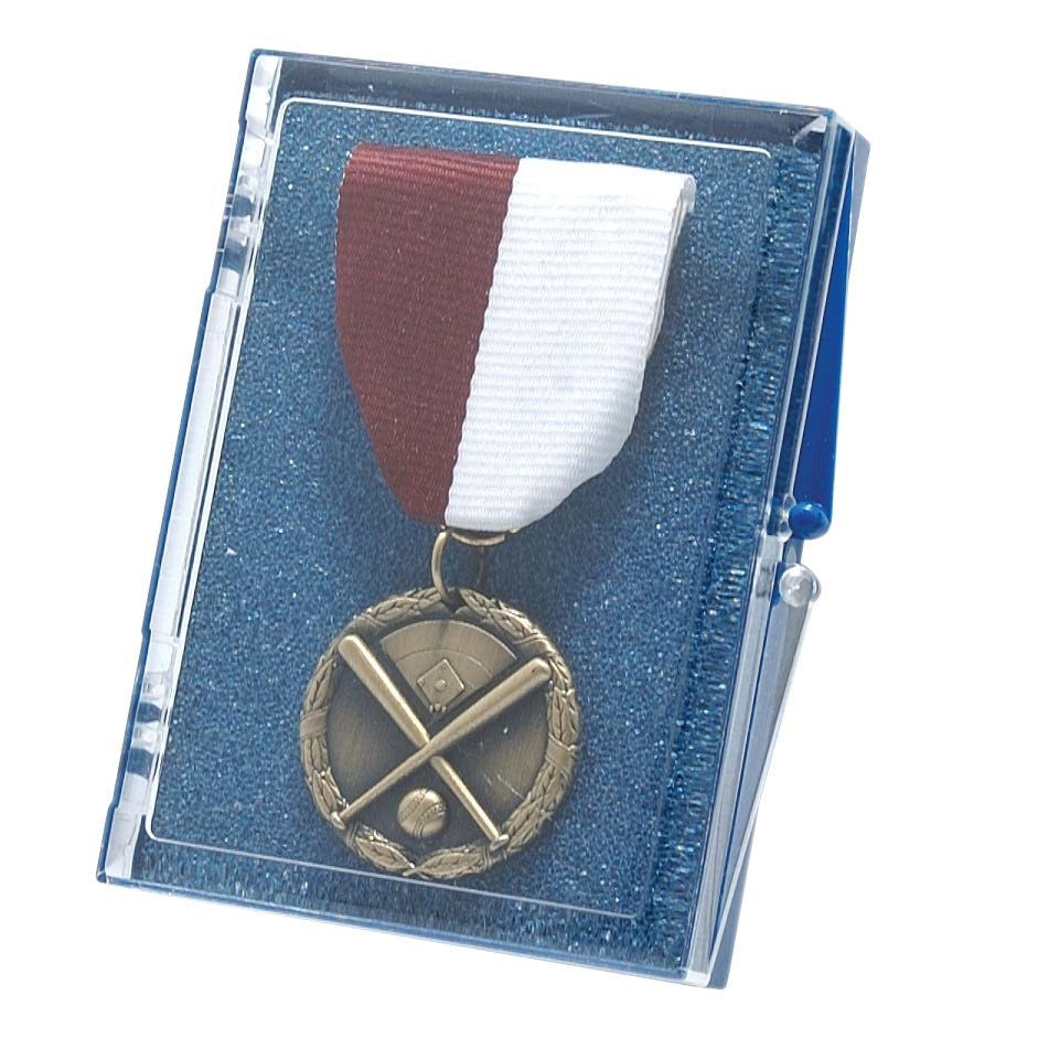 Medallion And Drape Display Case