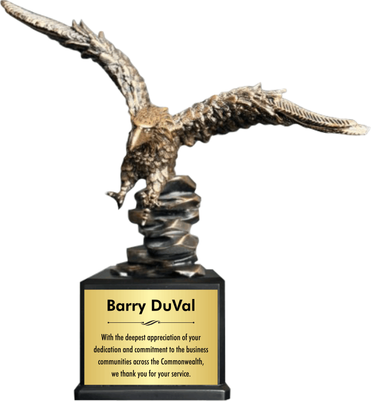 Landing Eagle Sculpture