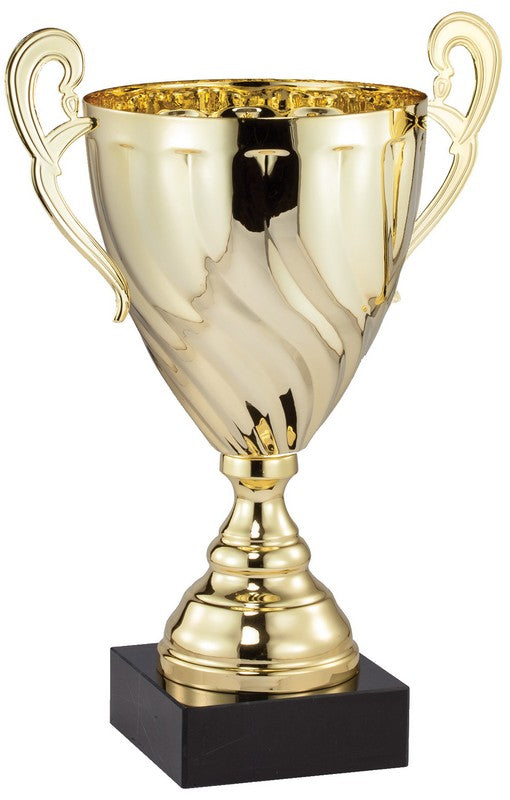 Gold Twist Cup On A Marble Base
