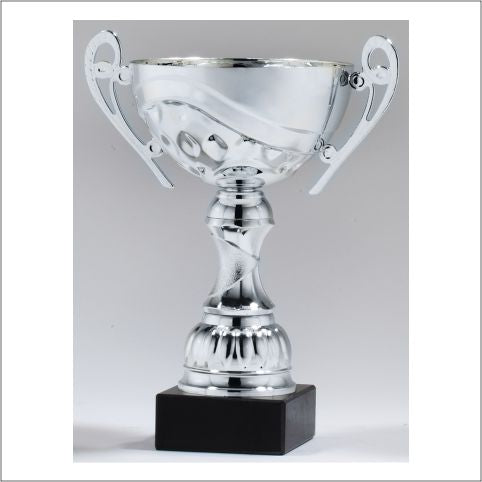 Silver Metal Cup On Marble Base