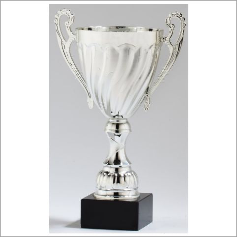 Silver Metal Cup On Marble Base