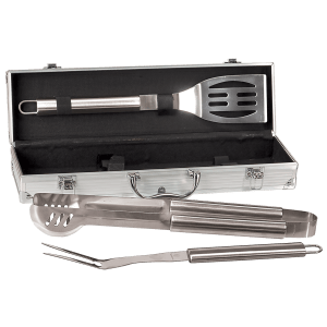 3-Piece Bbq Set W/Case