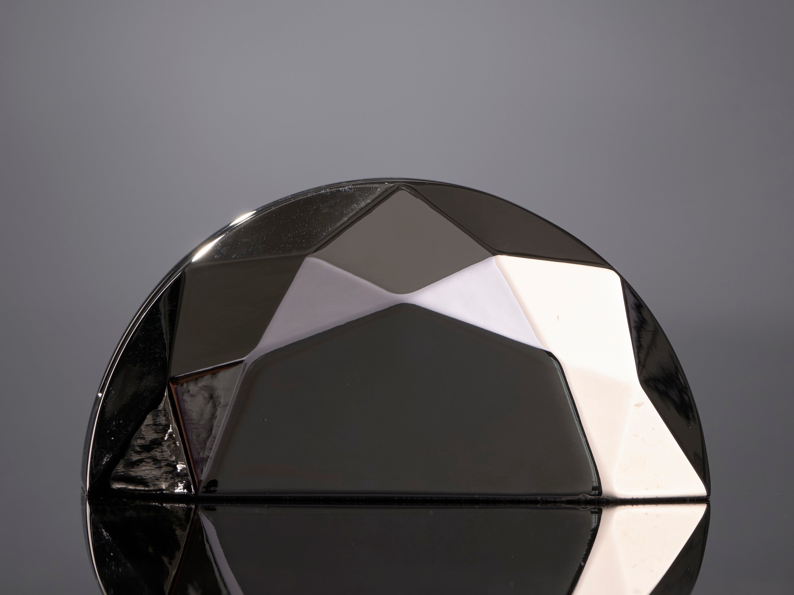 Acrylic Triangle in Metal Base