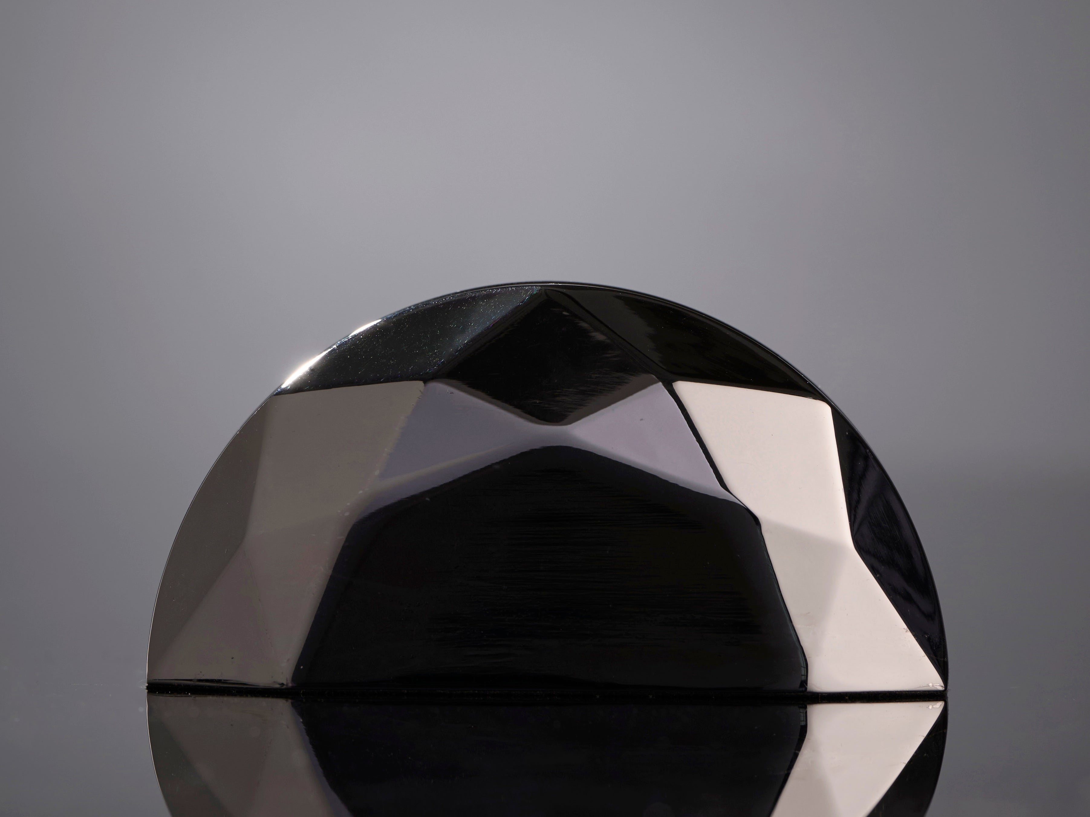 Acrylic Triangle in Metal Base