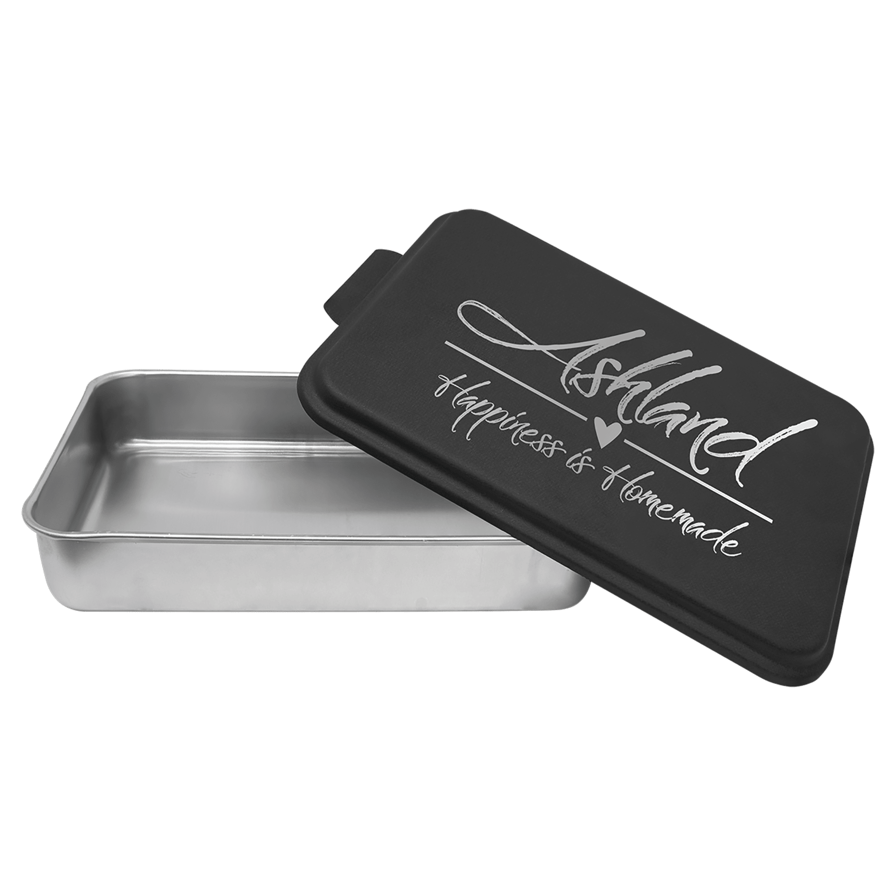 9X13 Aluminum Cake Pan With Powder Coated Engravable Lid