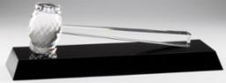 Crystal Gavel On Black Crystal Base