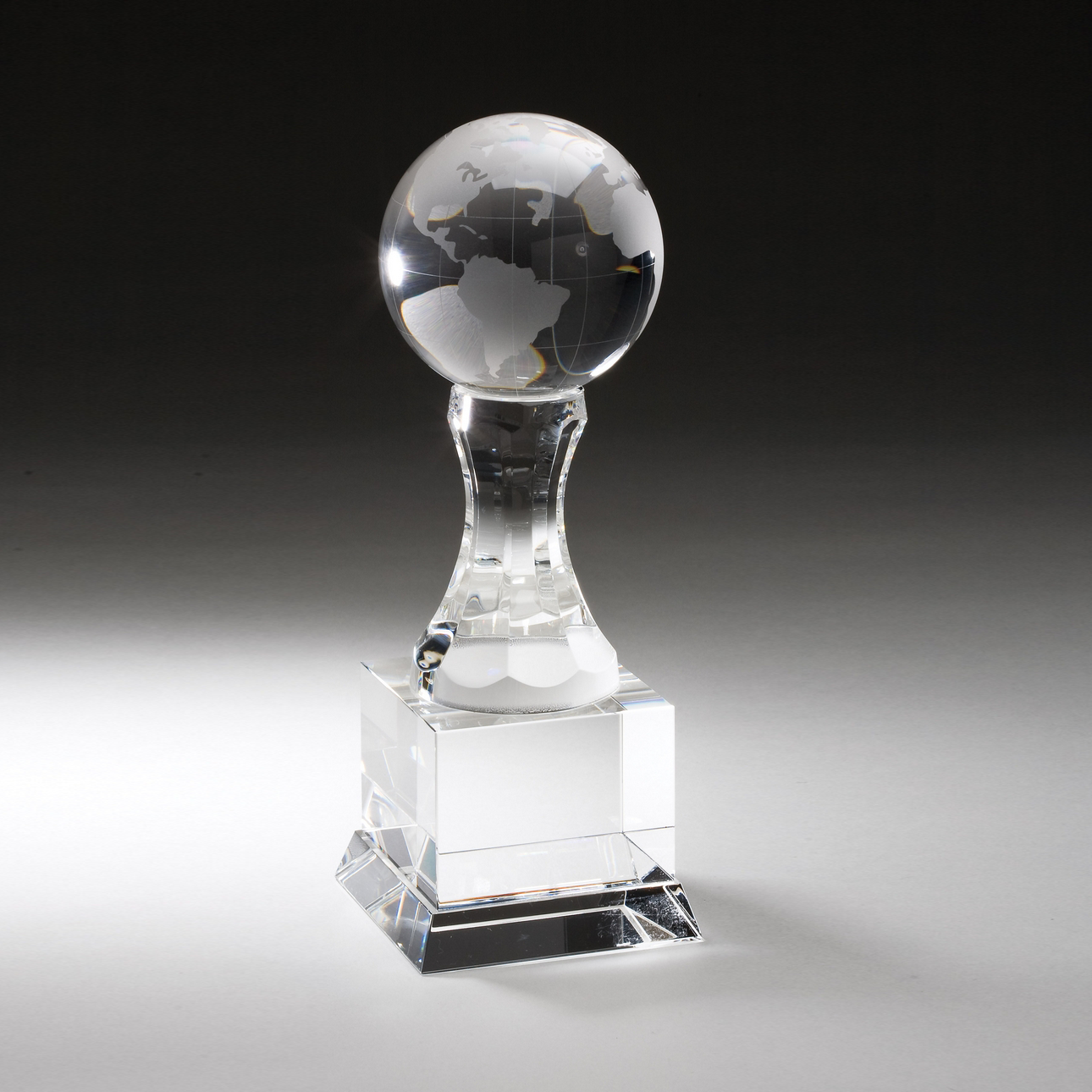 Crystal Globe On Stem