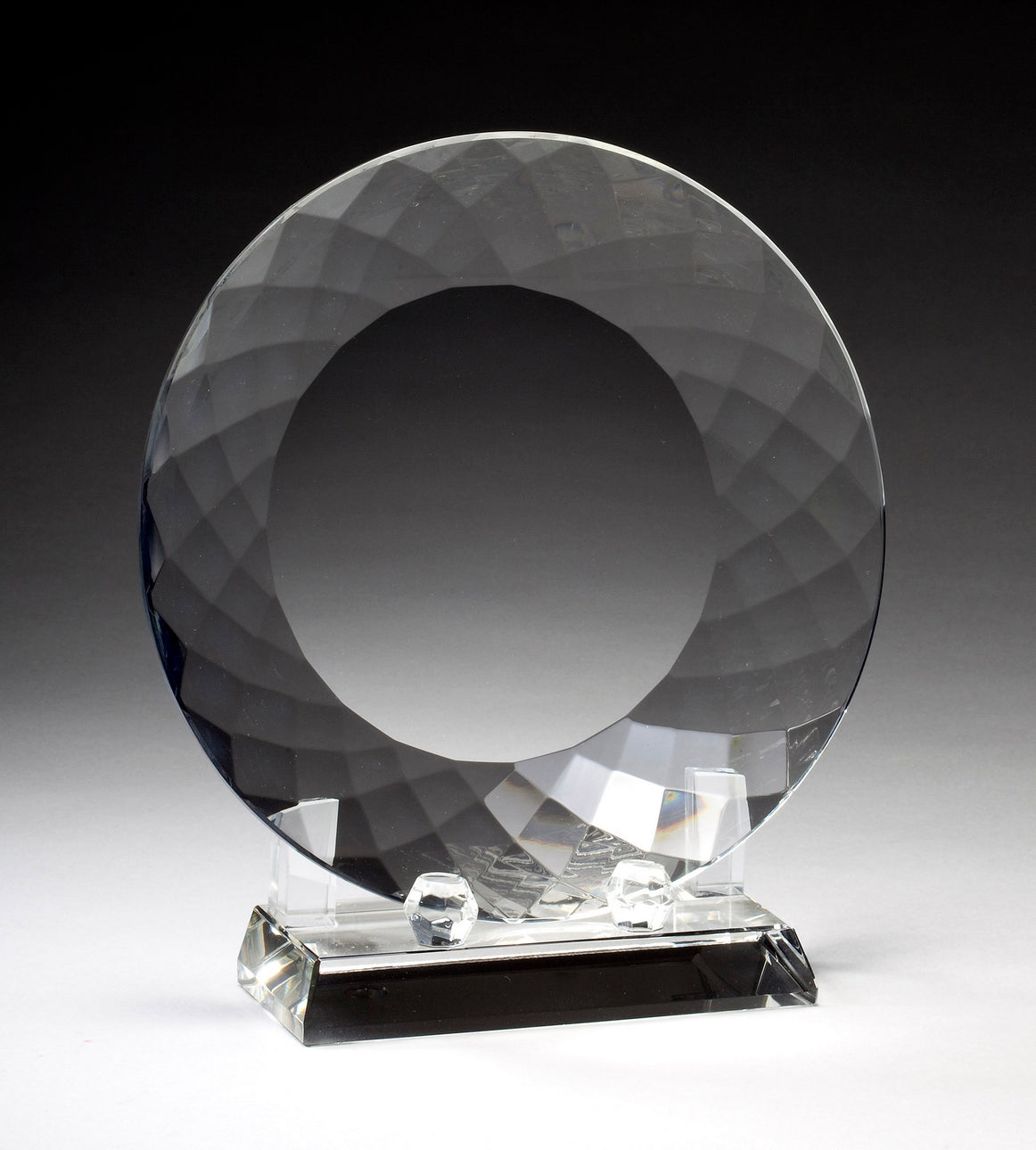 Crystal Plate And Stand