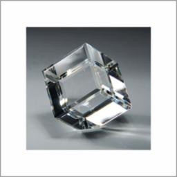 Crystal Cube On Corner Edge