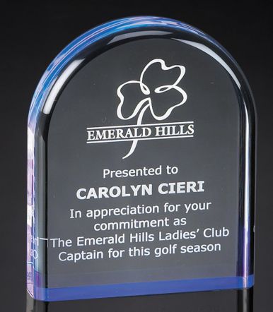Arch Top Dome Acrylic Award