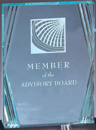 6" X 8" Jade Desk Award