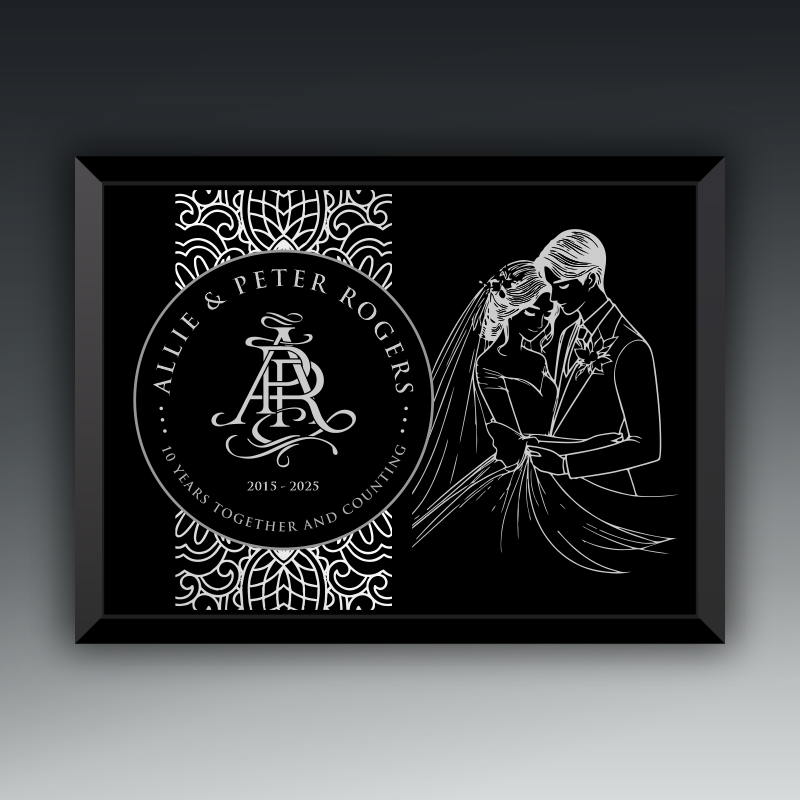 Black Mirror Plaque