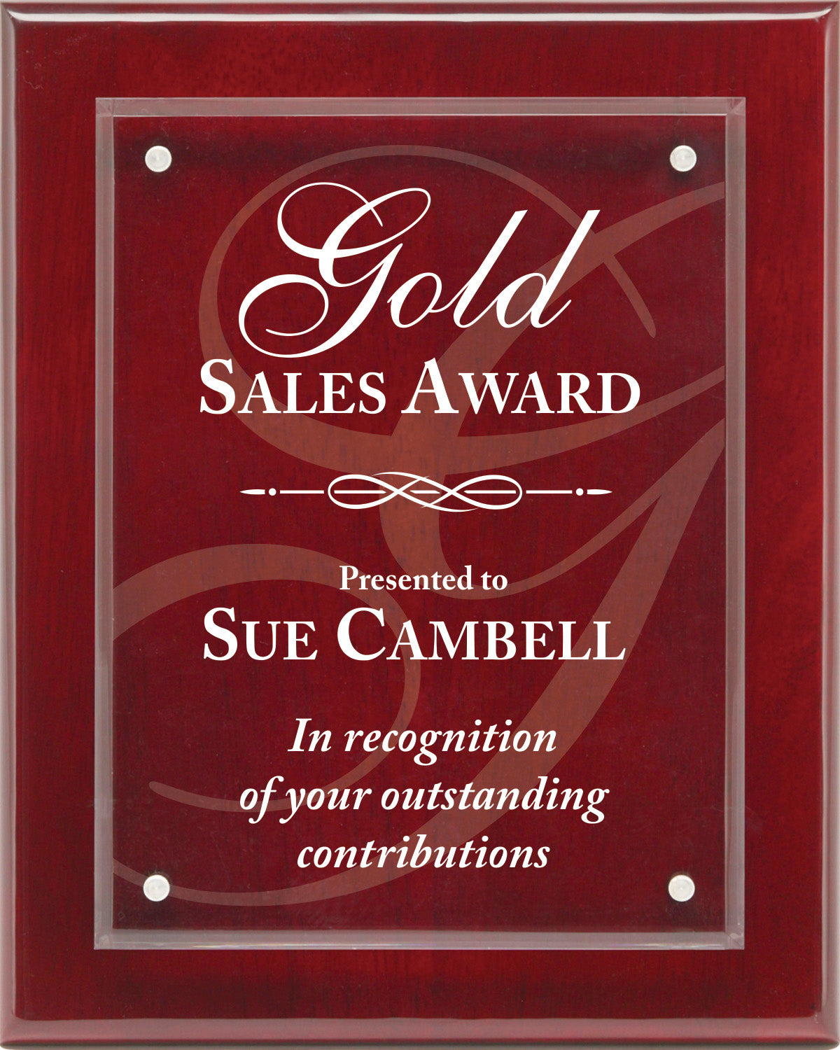 Floating Acrylic Magna Plaque