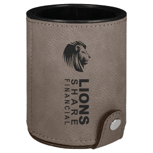Laserable Leatherette Dice Cup With 5 Dice