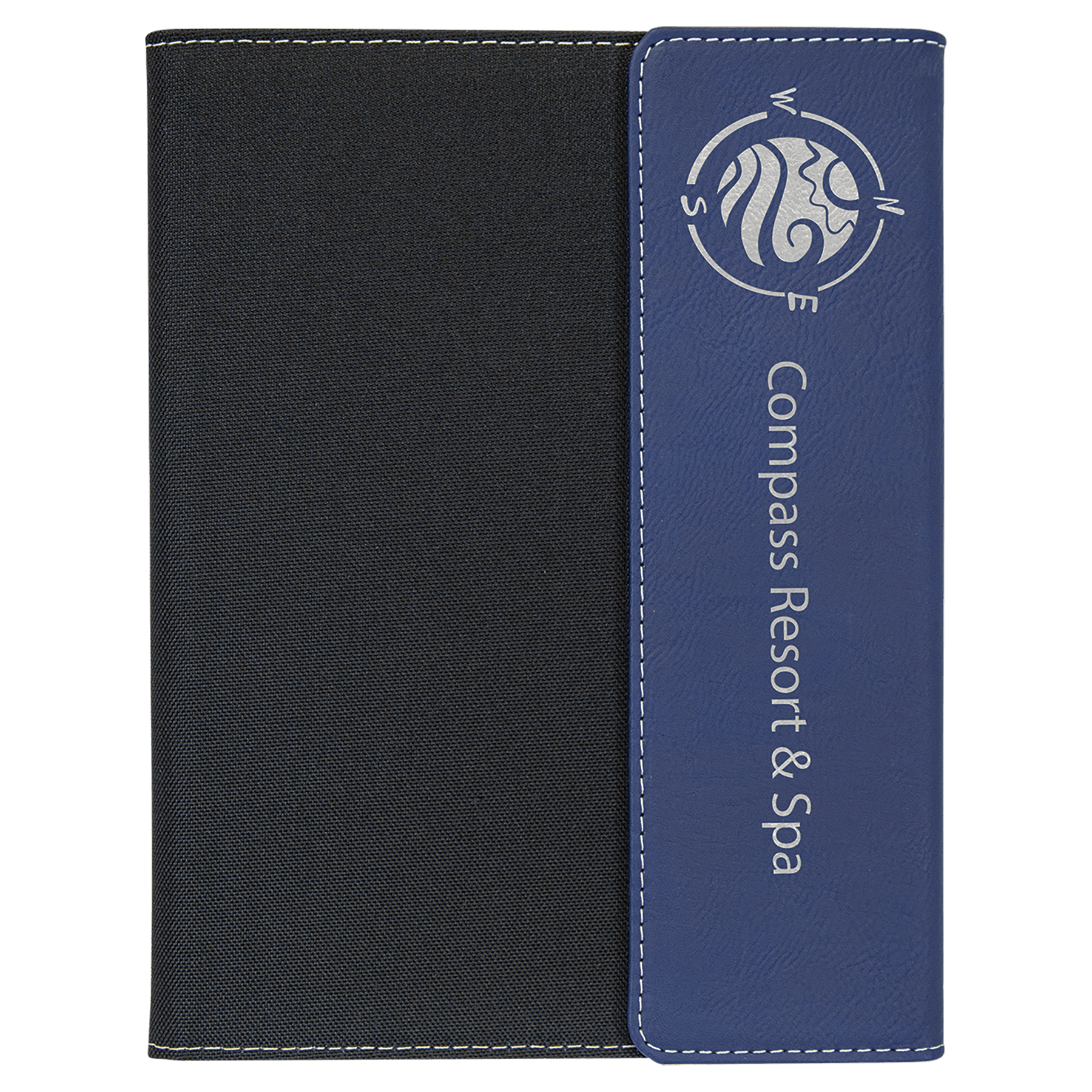 Laserable Leatherette Portfolio With Notepad