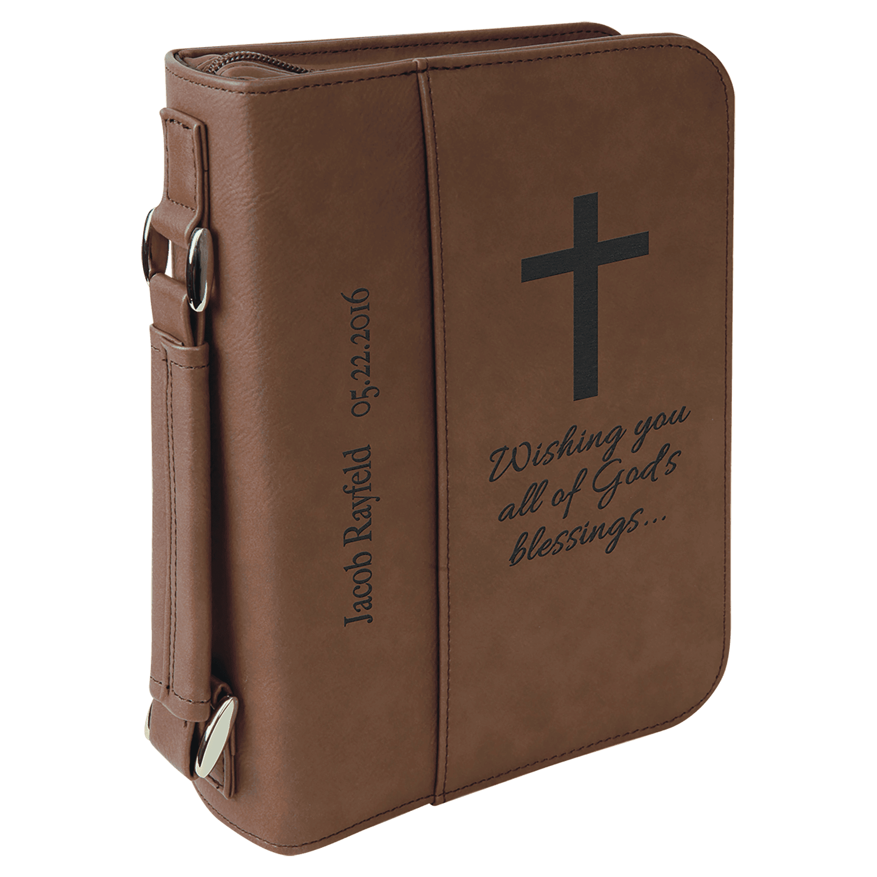 Bible Cover in Dark Brown