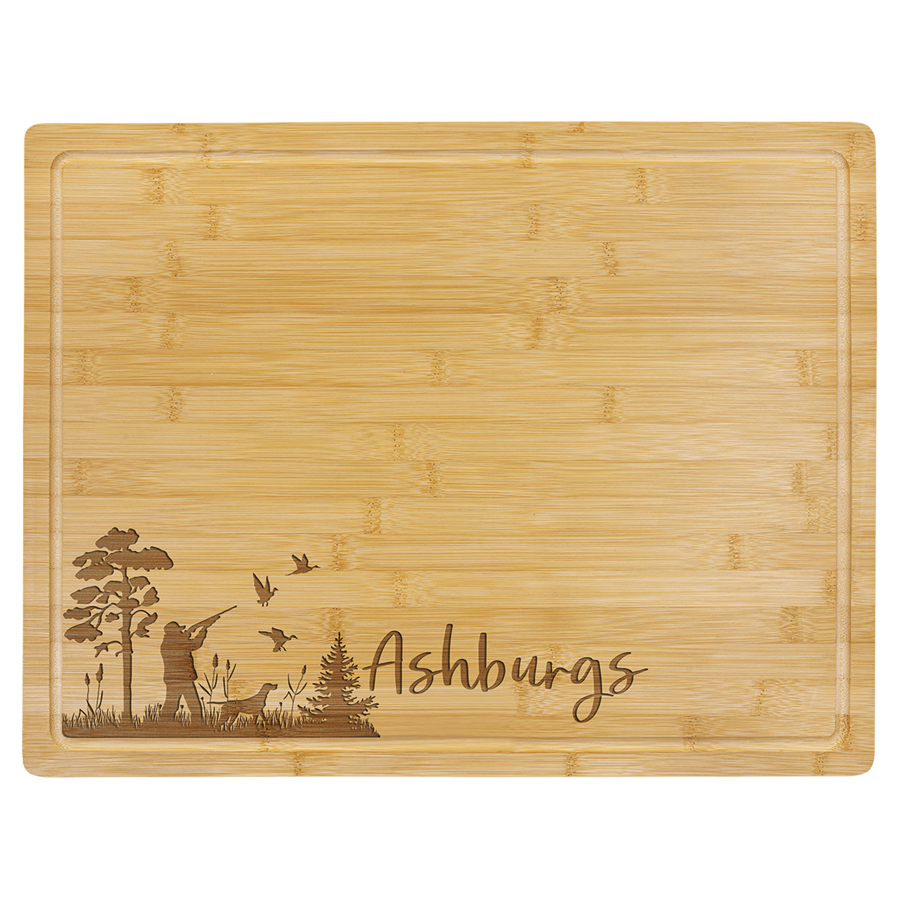 Bamboo Cutting Board With Drip Ring