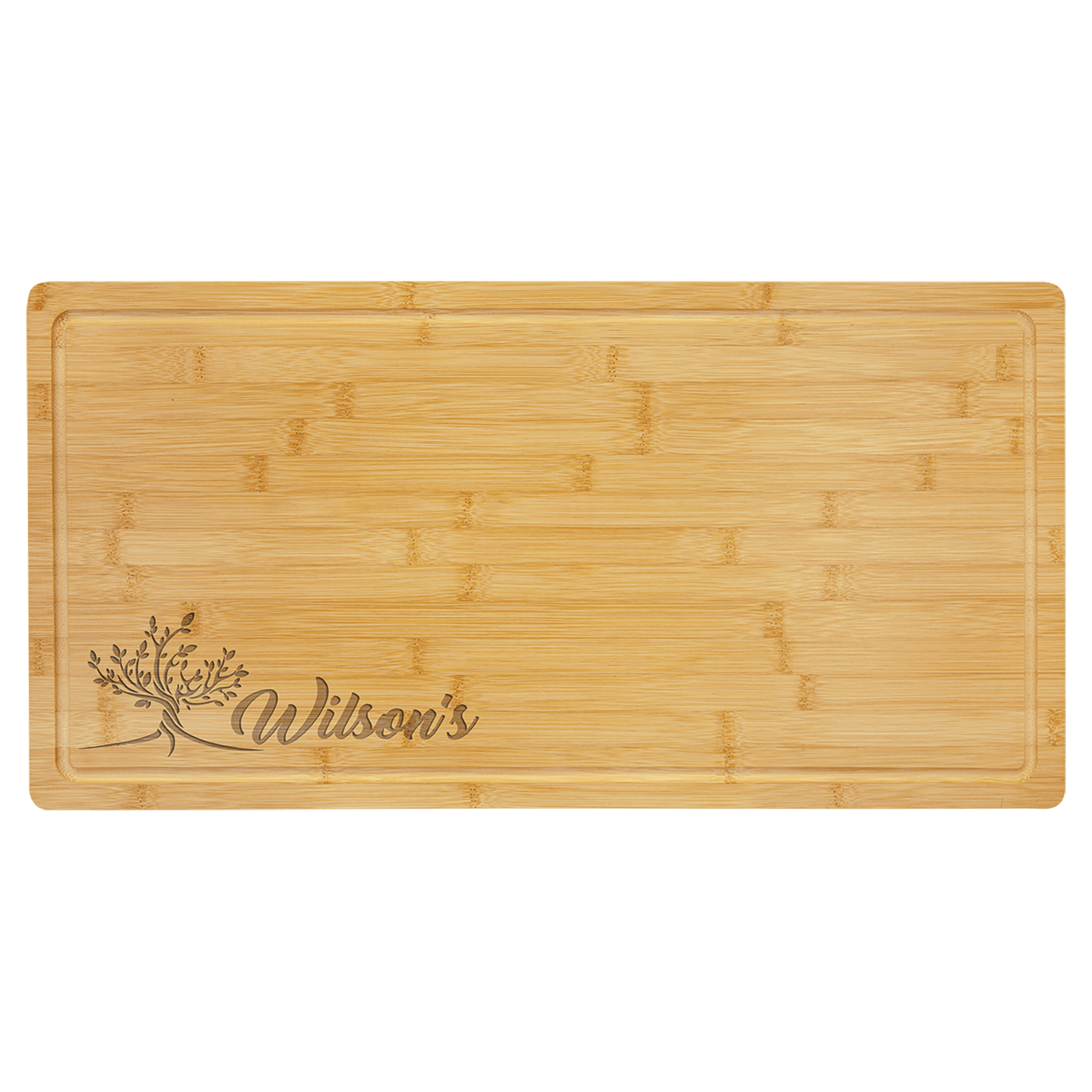 Bamboo Cutting Board With Drip Ring