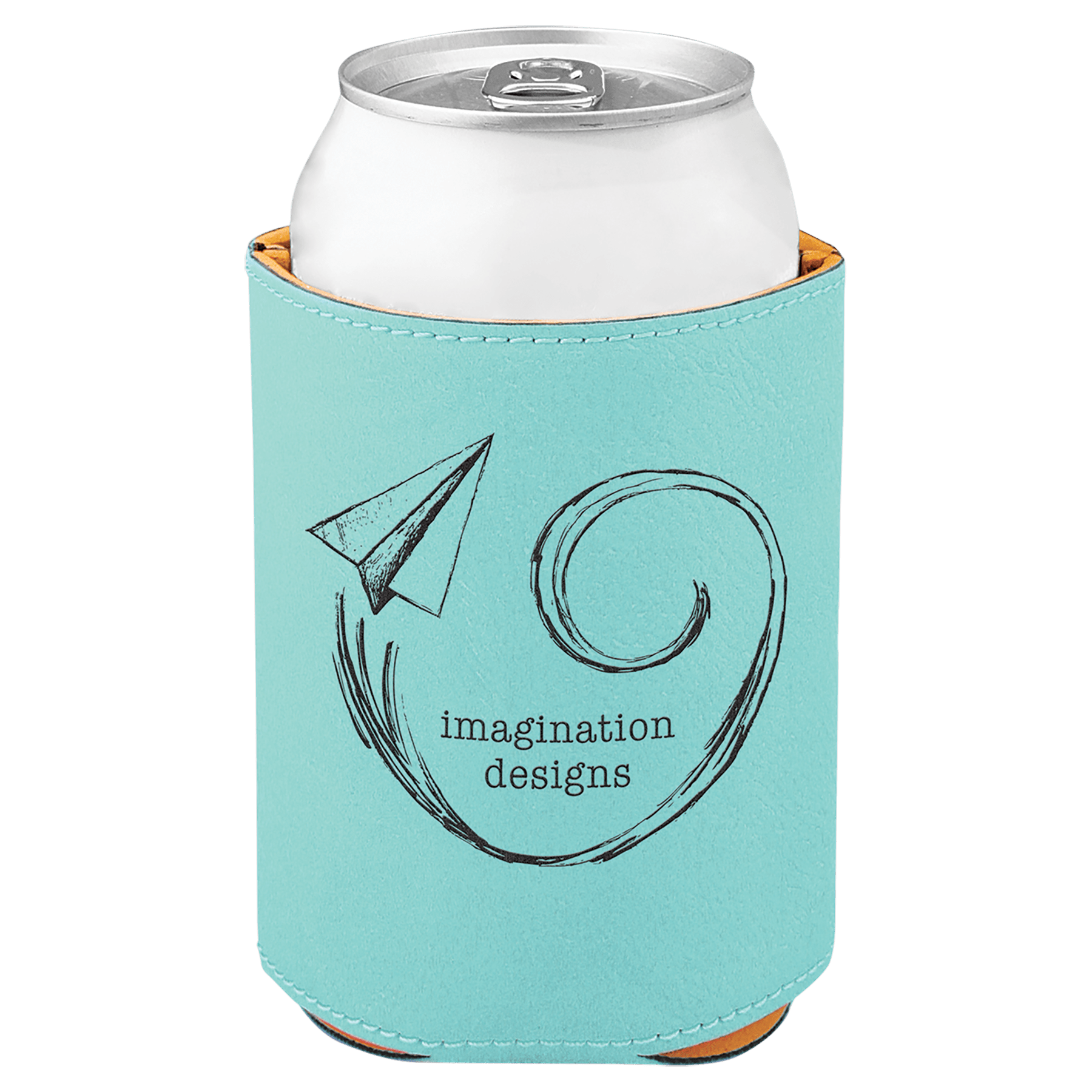 Laserable Leatherette Beverage Holder