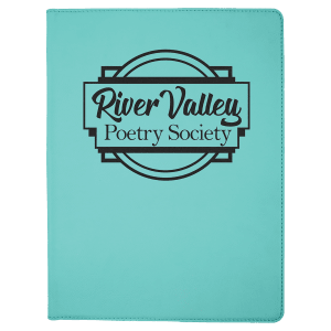 9 1/2" X 12" Laserable Leatherette Portfolio With Notepad