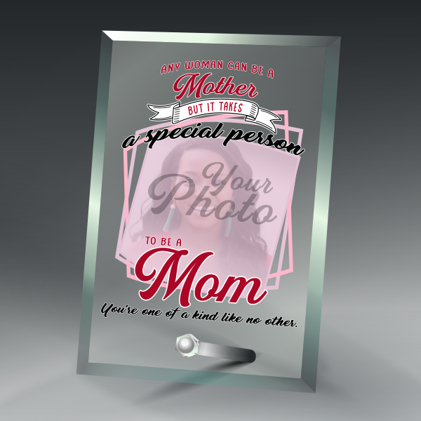 Economy Jade Glass Standing Plaque